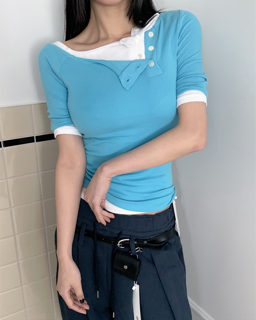 LIVE AID-P東大門代購女士新款休閑熱賣人氣真品時尚T恤LIVE AID-PT恤