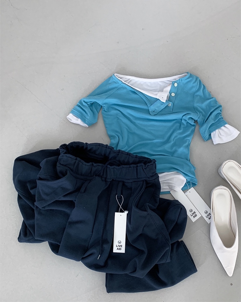 LIVE AID-P東大門代購女士新款休閑熱賣人氣真品時尚T恤LIVE AID-PT恤