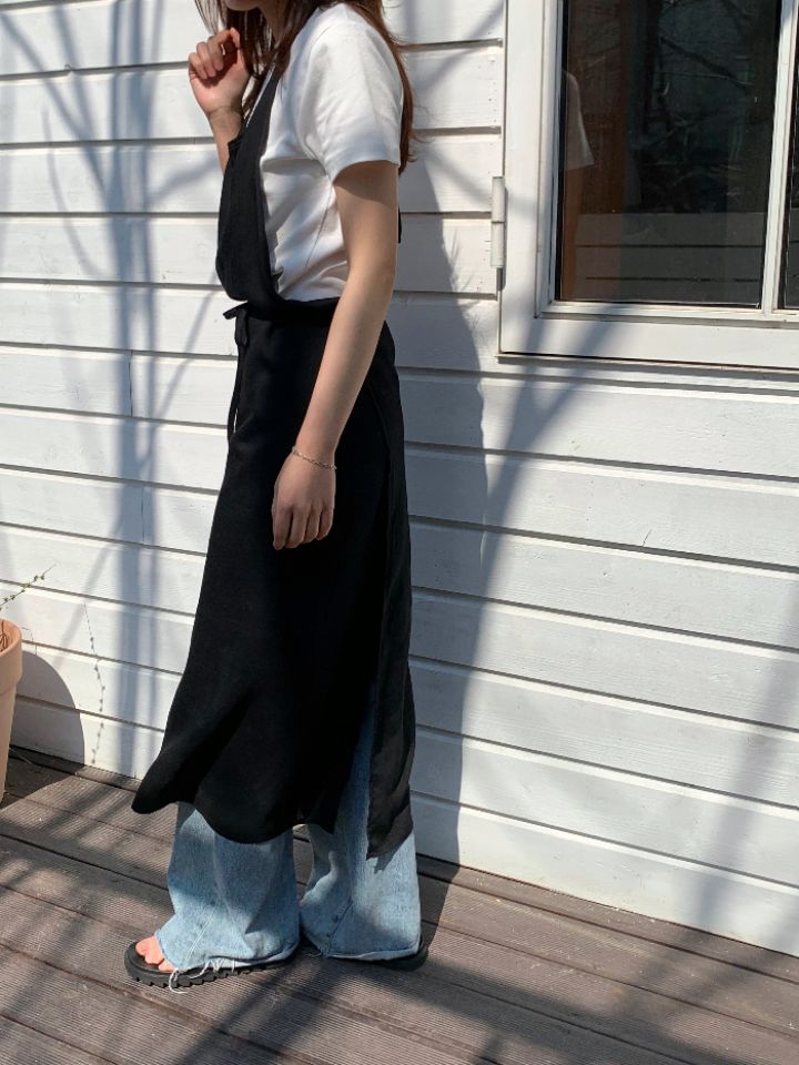 KOMOREBI東大門直郵女裝新品26春夏休閑連衣裙不含內搭多層KOMOREBI連衣裙