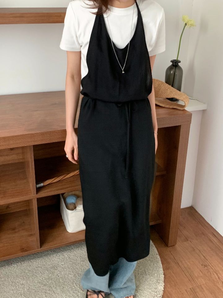 KOMOREBI東大門直郵女裝新品26春夏休閑連衣裙不含內搭多層KOMOREBI連衣裙