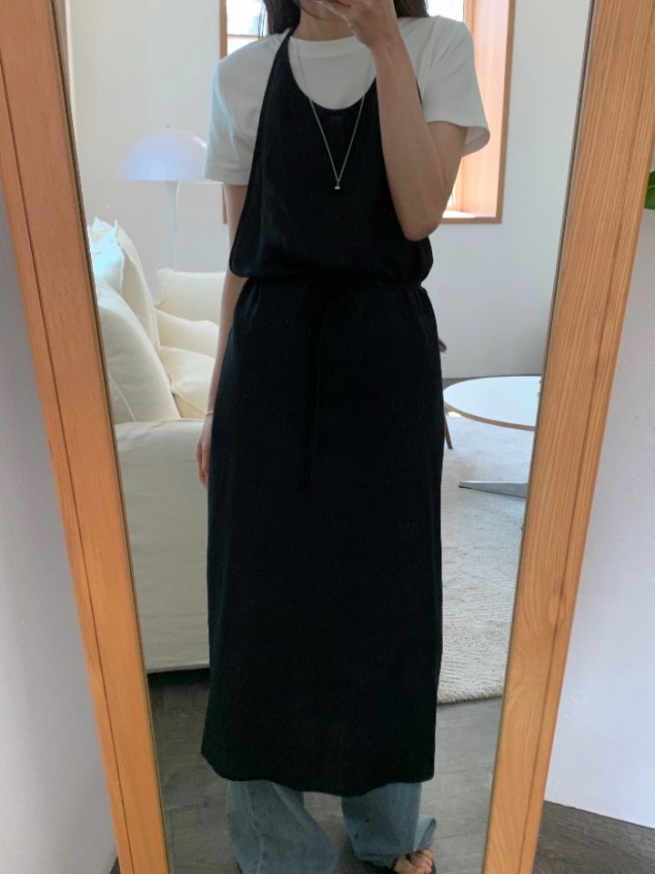 KOMOREBI東大門直郵女裝新品26春夏休閑連衣裙不含內搭多層KOMOREBI連衣裙