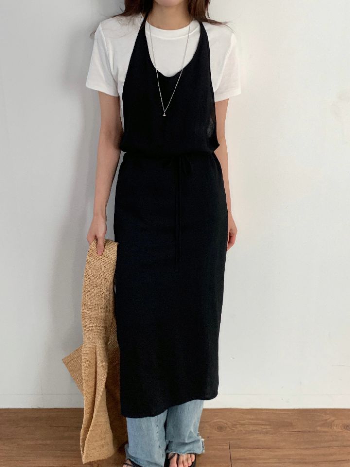 KOMOREBI東大門直郵女裝新品26春夏休閑連衣裙不含內搭多層KOMOREBI連衣裙