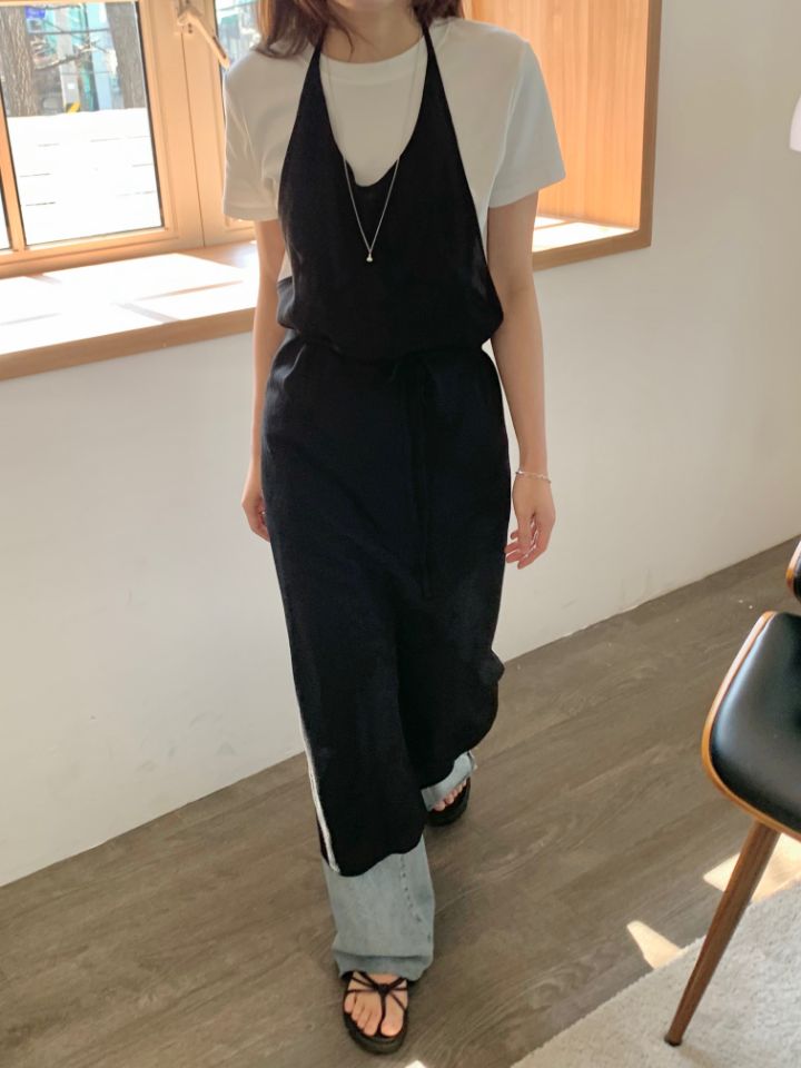 KOMOREBI東大門直郵女裝新品26春夏休閑連衣裙不含內搭多層KOMOREBI連衣裙圖色1