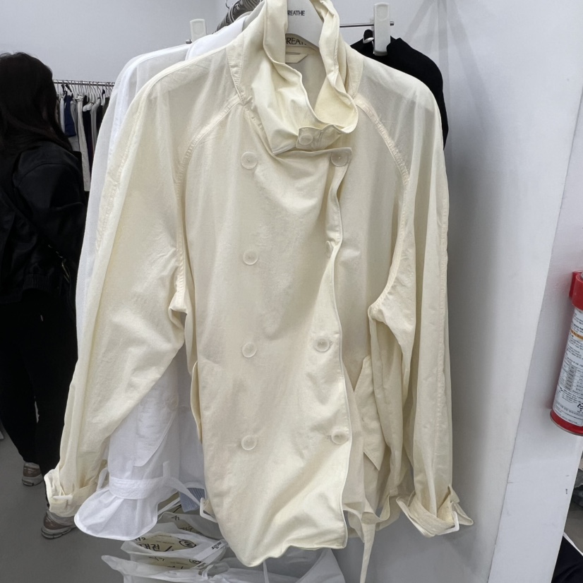 BREATHE韓國代購女裝新品真品26春夏休閑熱賣職業夾克透明BREATHE夾克圖色1