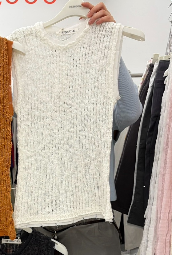 BREATHE韓國代購女裝新品推薦熱賣休閑26春夏真品吊帶背心BREATHE吊帶/背心圖色2