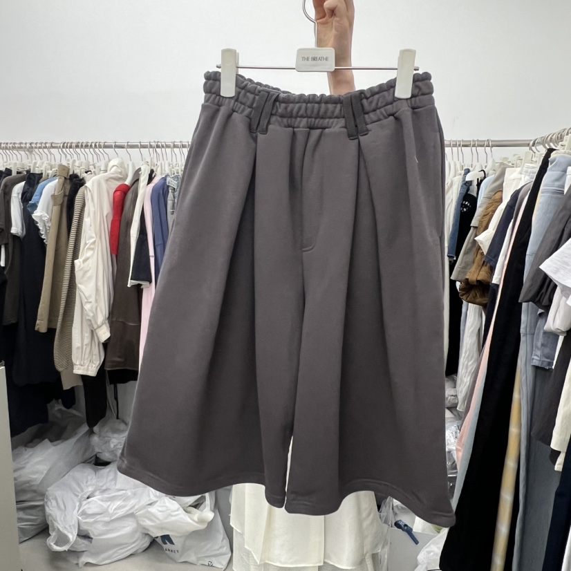 BREATHE東大門代購女士新品推薦職業熱賣時尚休閑短褲褶裥BREATHE短褲圖色2