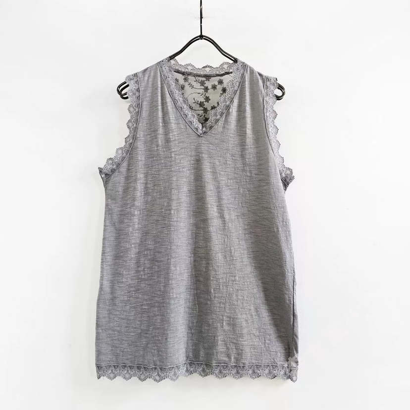 PUCO東大門代購女士新款人氣26春夏休閑推薦吊帶背心蕾絲PUCO吊帶/背心圖色4