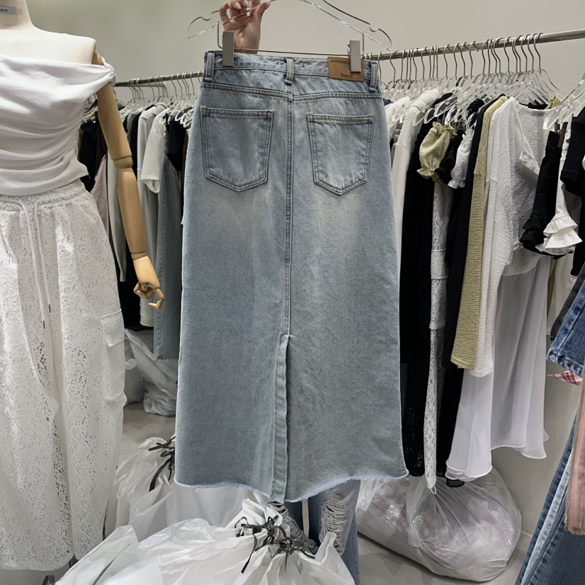 BAIE.38韓國代購女士新款26春夏職業人氣時尚熱賣長裙疊穿BAIE.38長裙