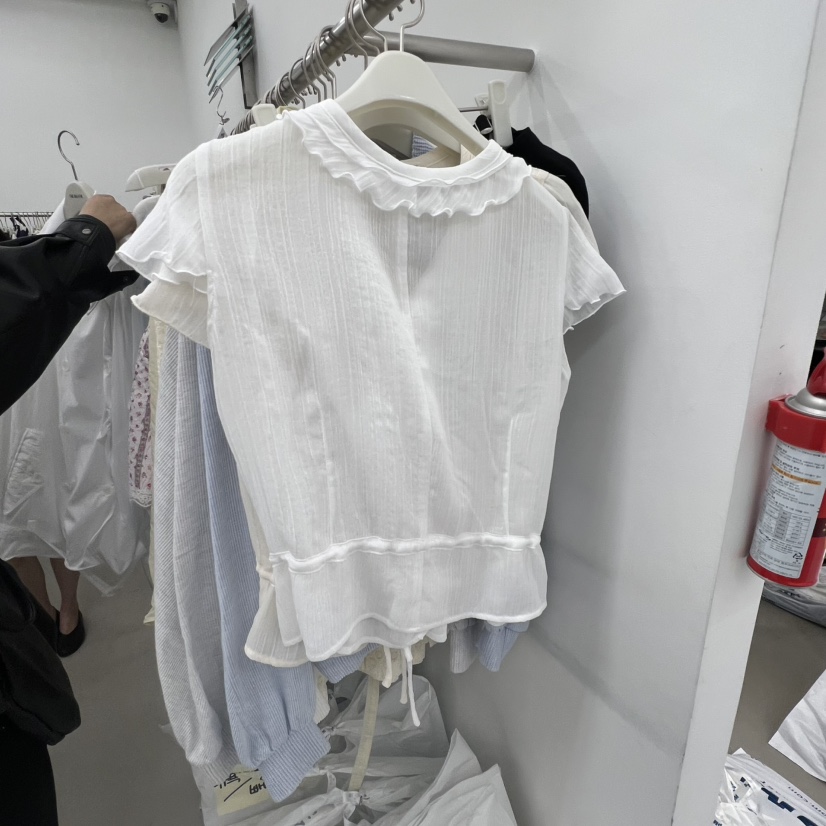 BREATHE東大門實拍女士新款26春夏真品職業推薦襯衫蕾絲衫BREATHE襯衫/蕾絲衫