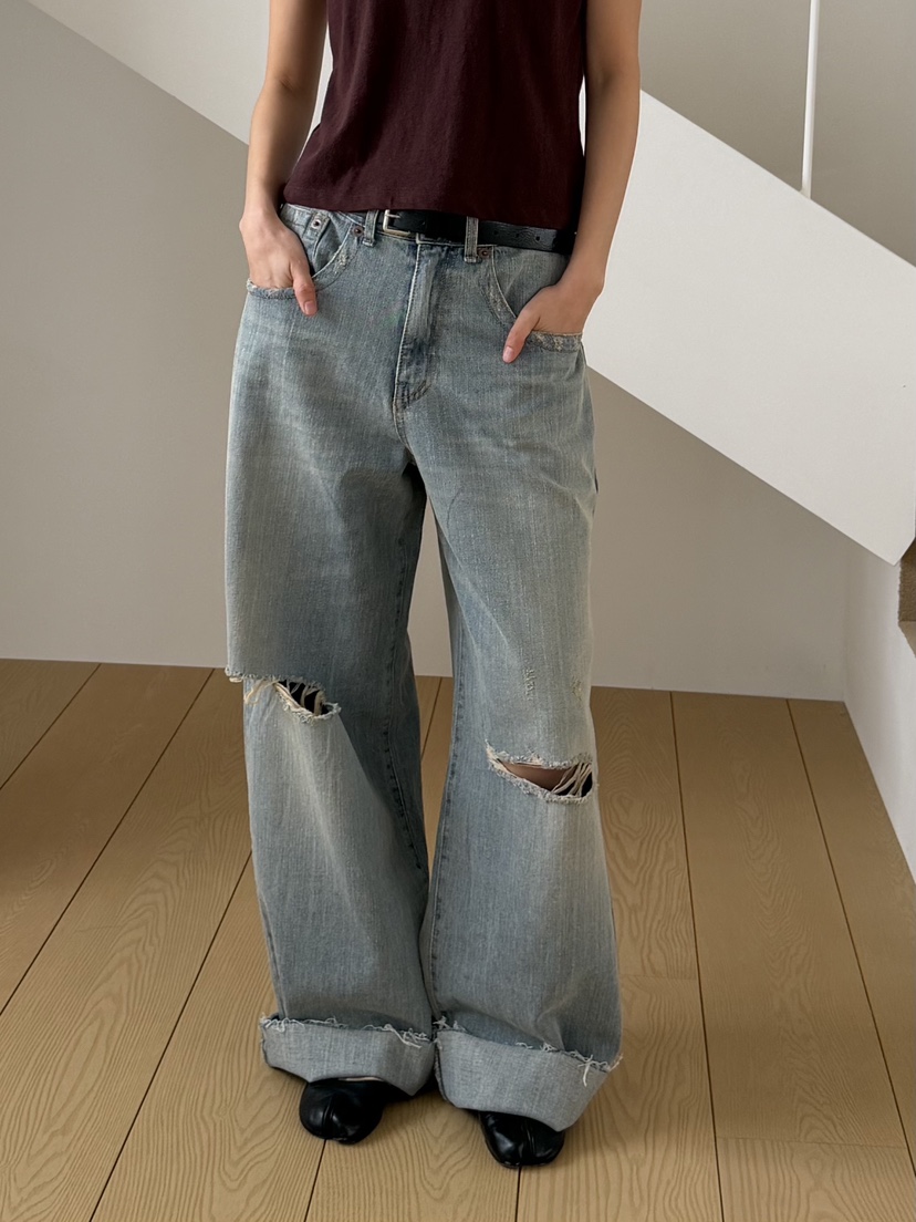 KARE/WEREPIECE東大門代購女裝新款時尚職業人氣真品牛仔褲KARE/WEREPIECE牛仔褲