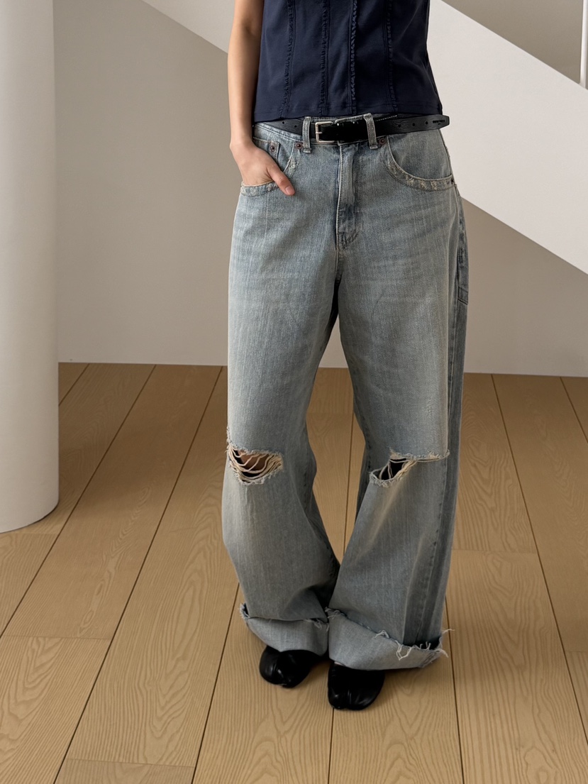 KARE/WEREPIECE東大門代購女裝新款時尚職業人氣真品牛仔褲KARE/WEREPIECE牛仔褲