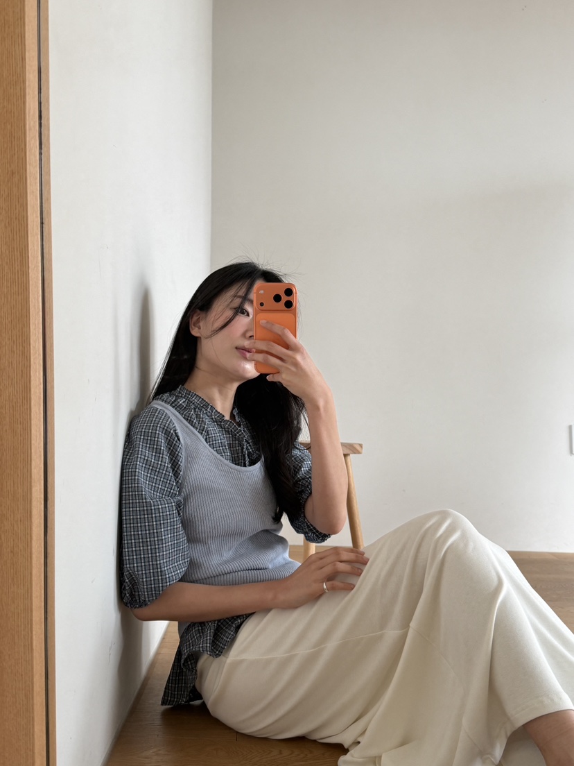 AMY GRACE-A韓國直郵女裝新品休閑熱賣26春夏襯衫蕾絲衫AMY GRACE-A襯衫/蕾絲衫