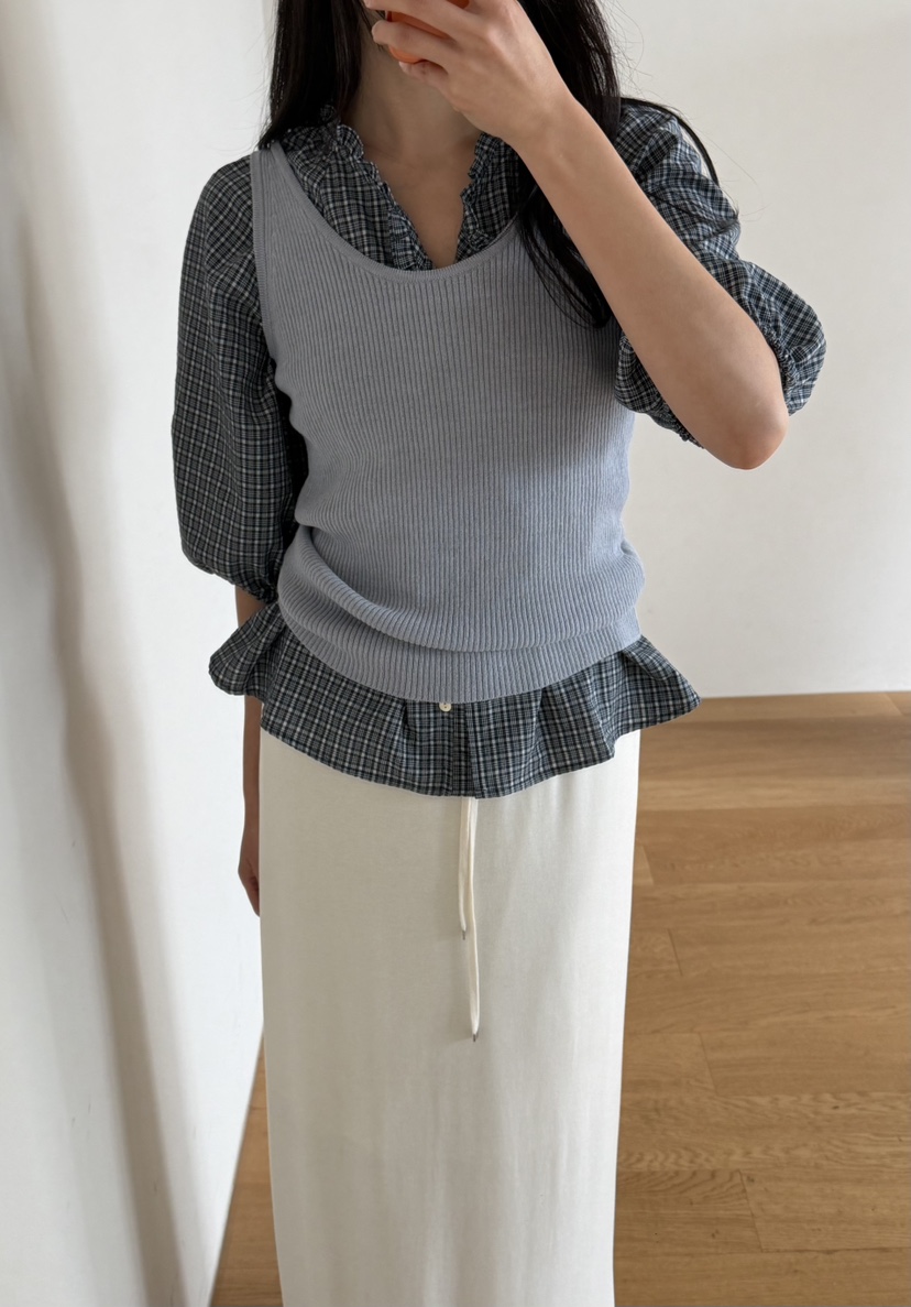 AMY GRACE-A韓國直郵女裝新品休閑熱賣26春夏襯衫蕾絲衫AMY GRACE-A襯衫/蕾絲衫