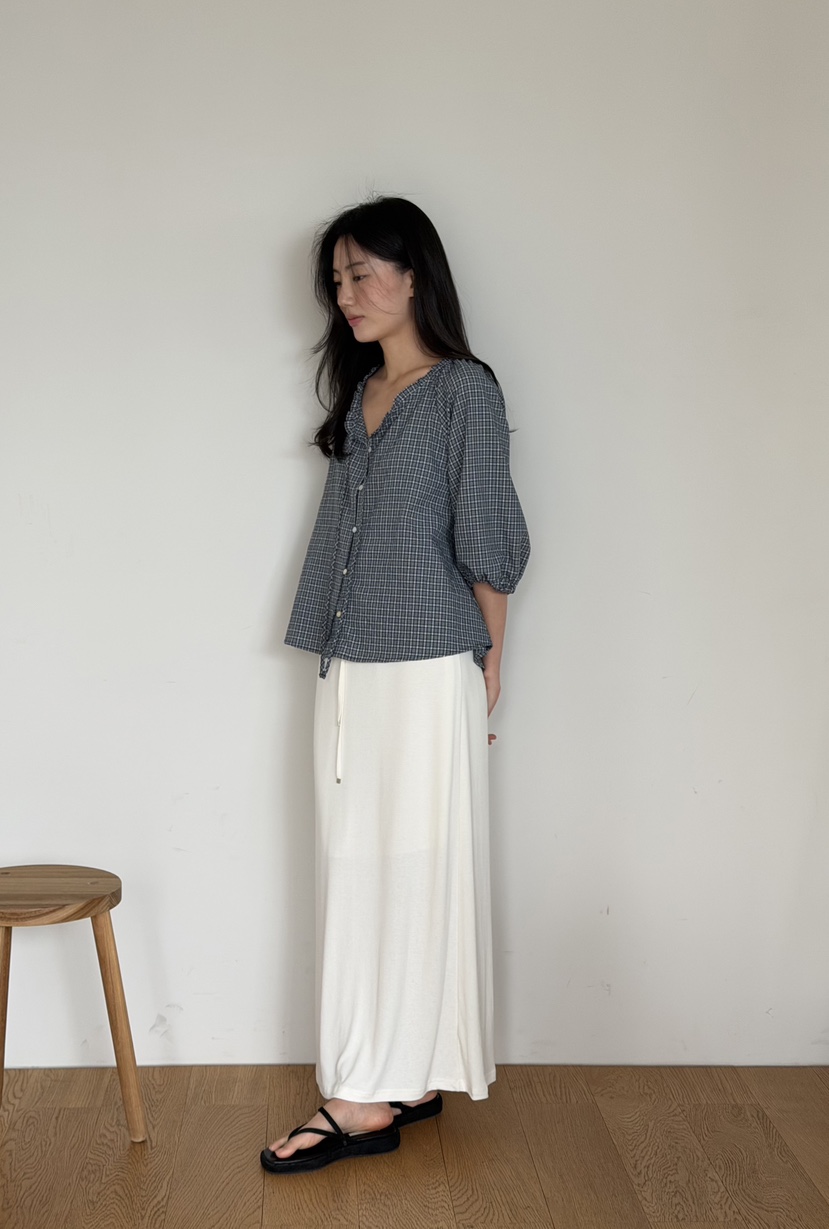 AMY GRACE-A韓國直郵女裝新品休閑熱賣26春夏襯衫蕾絲衫AMY GRACE-A襯衫/蕾絲衫