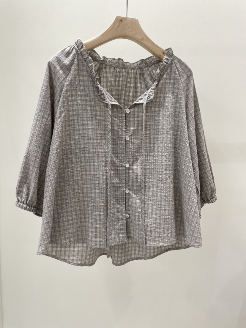 AMY GRACE-A韓國直郵女裝新品休閑熱賣26春夏襯衫蕾絲衫AMY GRACE-A襯衫/蕾絲衫圖色1