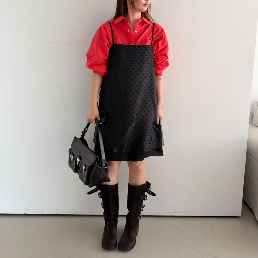 OLI SEOUL東大門代購女裝新品時尚熱賣真品人氣休閑連衣裙OLI SEOUL連衣裙