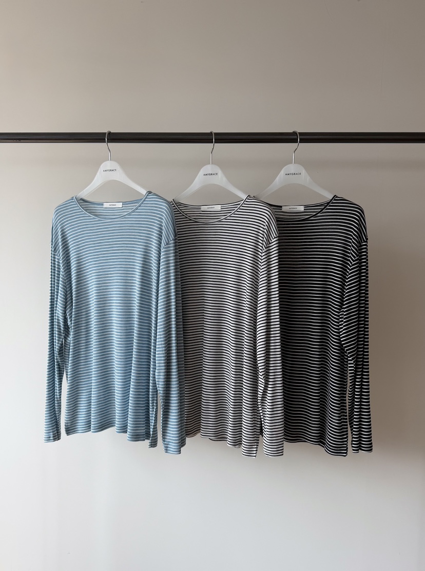 AMY GRACE-A東大門代購女裝新品推薦熱賣26春夏長袖T恤AMY GRACE-A長袖T恤