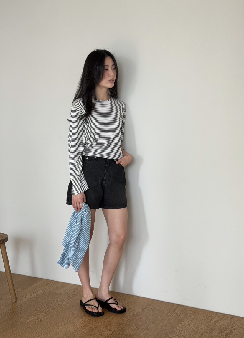 AMY GRACE-A東大門代購女裝新品推薦熱賣26春夏長袖T恤AMY GRACE-A長袖T恤