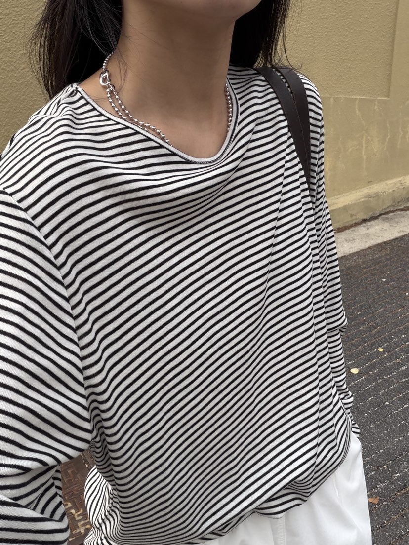 AMY GRACE-A東大門代購女裝新品推薦熱賣26春夏長袖T恤AMY GRACE-A長袖T恤