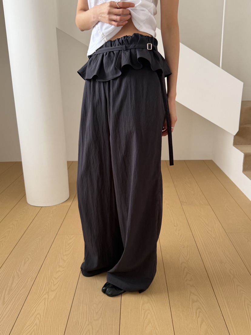 KARE/WEREPIECE東大門代購女裝新款真品推薦休閑褲含腰帶KARE/WEREPIECE休閑褲