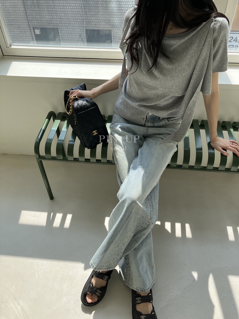 PIN-UP韓國直郵女士新品人氣熱賣真品推薦26春夏職業牛仔褲PIN-UP牛仔褲