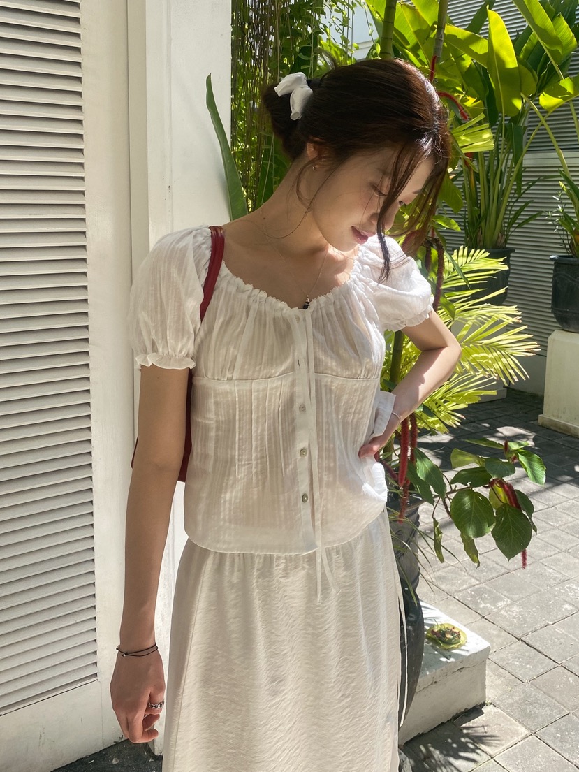 ERUME韓國直郵實拍女士新款推薦職業26春夏熱賣襯衫蕾絲衫ERUME襯衫/蕾絲衫