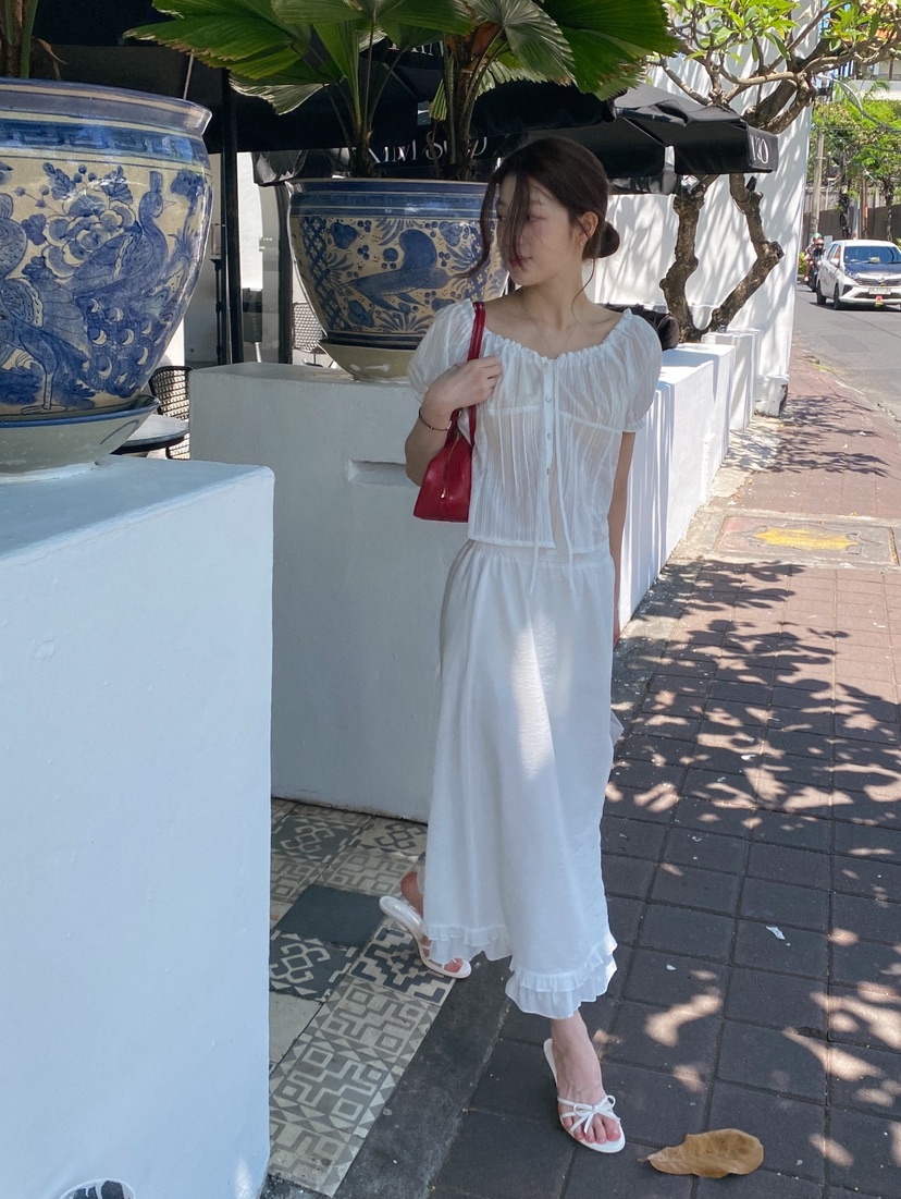 ERUME韓國直郵實拍女士新款推薦職業26春夏熱賣襯衫蕾絲衫ERUME襯衫/蕾絲衫