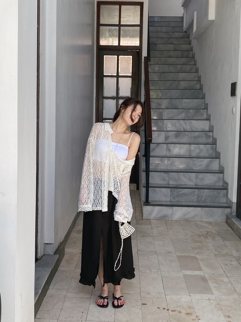 ERUME韓國直郵女裝新品26春夏人氣熱賣時尚職業襯衫蕾絲衫ERUME襯衫/蕾絲衫