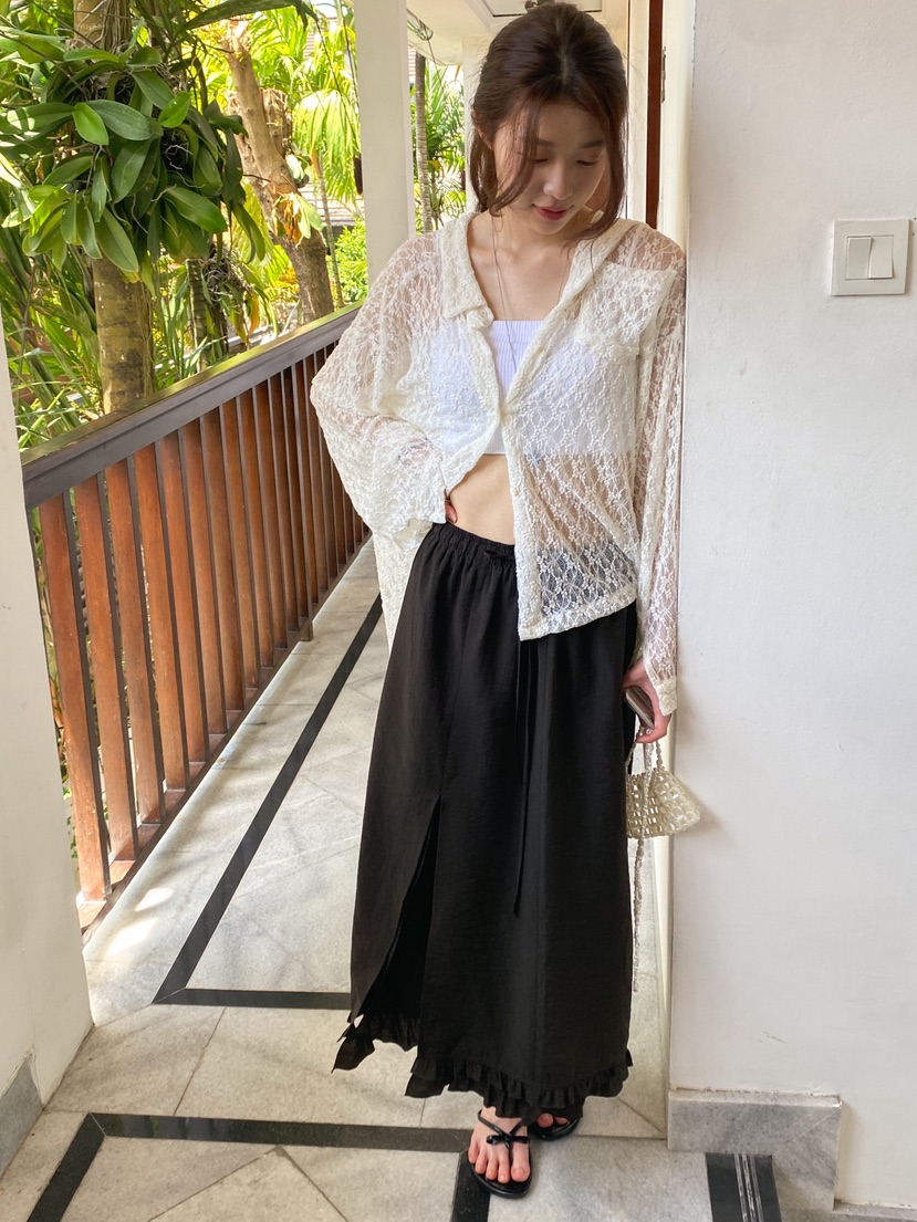 ERUME韓國直郵女裝新品26春夏人氣熱賣時尚職業襯衫蕾絲衫ERUME襯衫/蕾絲衫