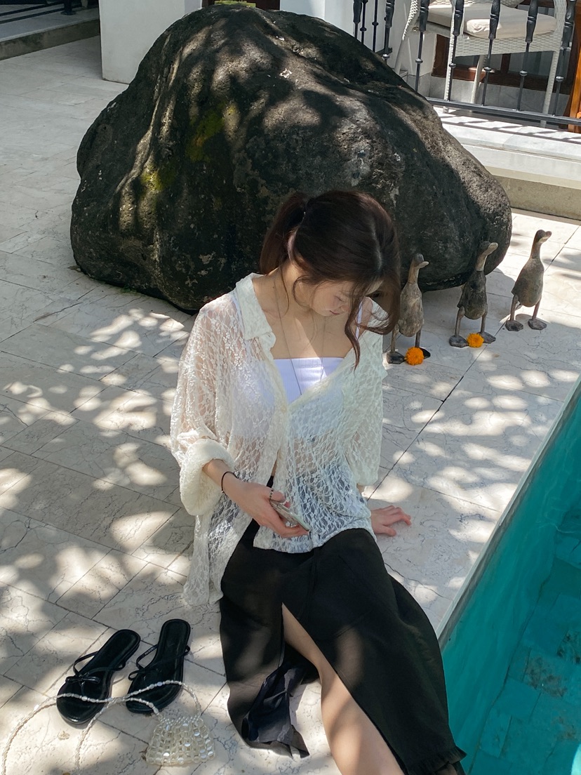 ERUME韓國直郵女裝新品26春夏人氣熱賣時尚職業襯衫蕾絲衫ERUME襯衫/蕾絲衫