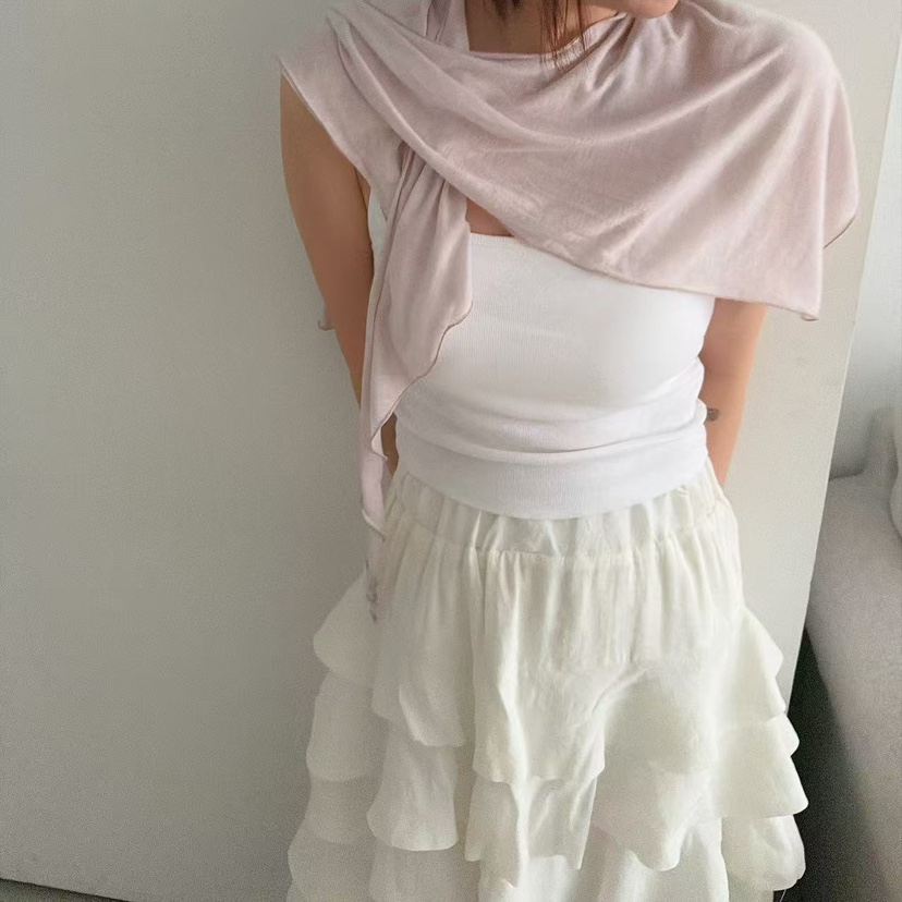 OLI SEOUL韓國直郵實拍女士新品26春夏人氣圍巾披肩披肩OLI SEOUL圍巾/披肩