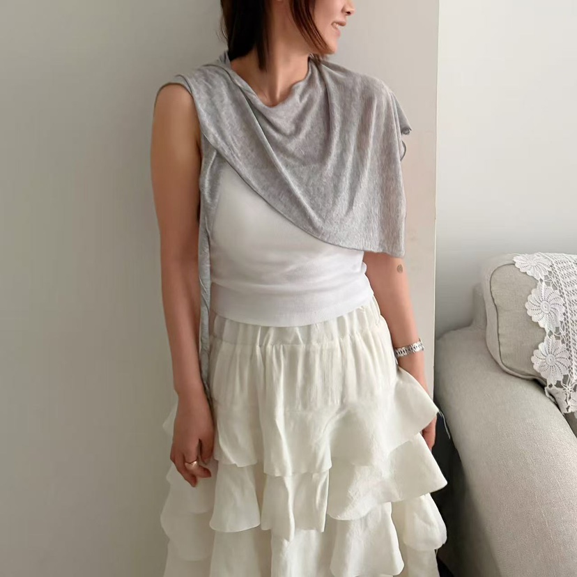 OLI SEOUL韓國直郵實拍女士新品26春夏人氣圍巾披肩披肩OLI SEOUL圍巾/披肩