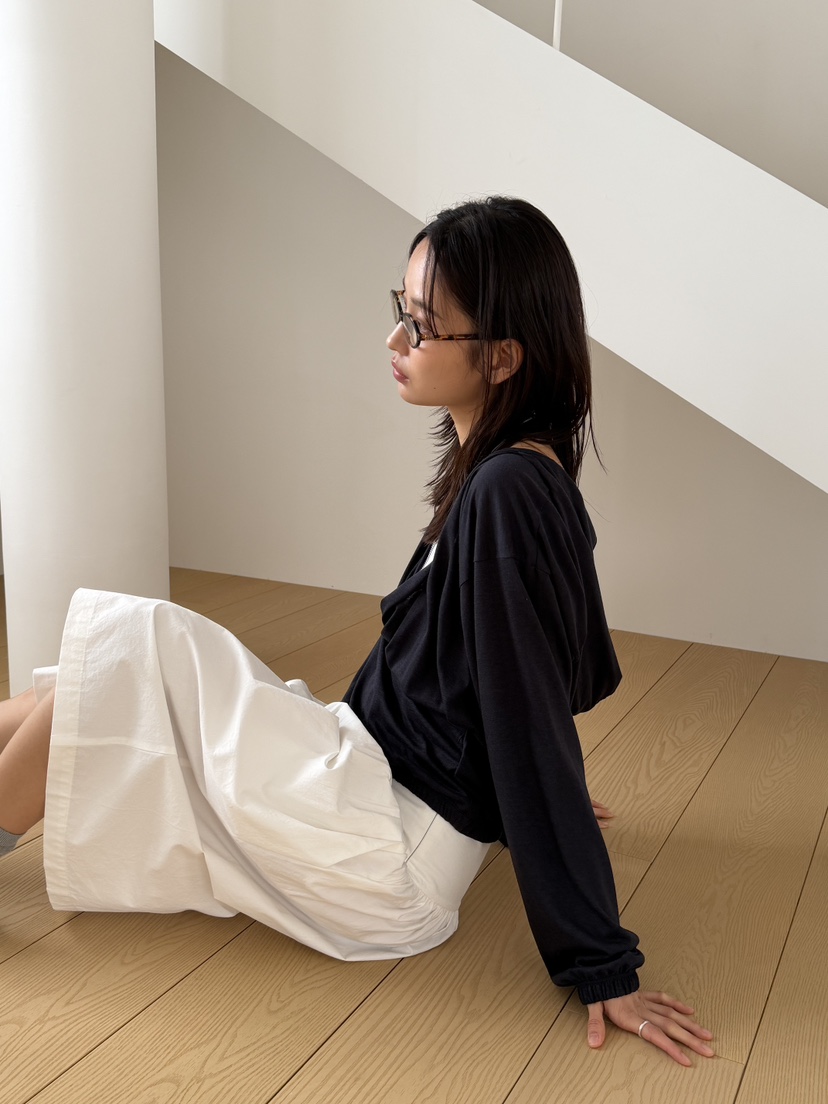 KARE/WEREPIECE韓國直郵實拍女裝新款職業長袖T恤連帽衫天絲KARE/WEREPIECE長袖T恤