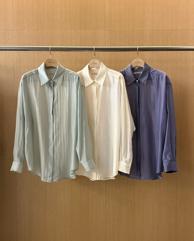 CULLUM韓國直郵女士新品熱賣休閑人氣時尚26春夏襯衫蕾絲衫CULLUM襯衫/蕾絲衫