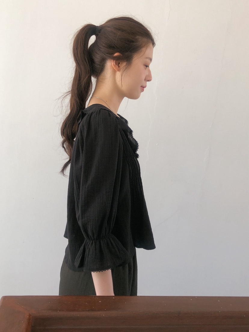 ERUME韓國直郵女士新款時尚26春夏休閑熱賣人氣襯衫蕾絲衫ERUME襯衫/蕾絲衫