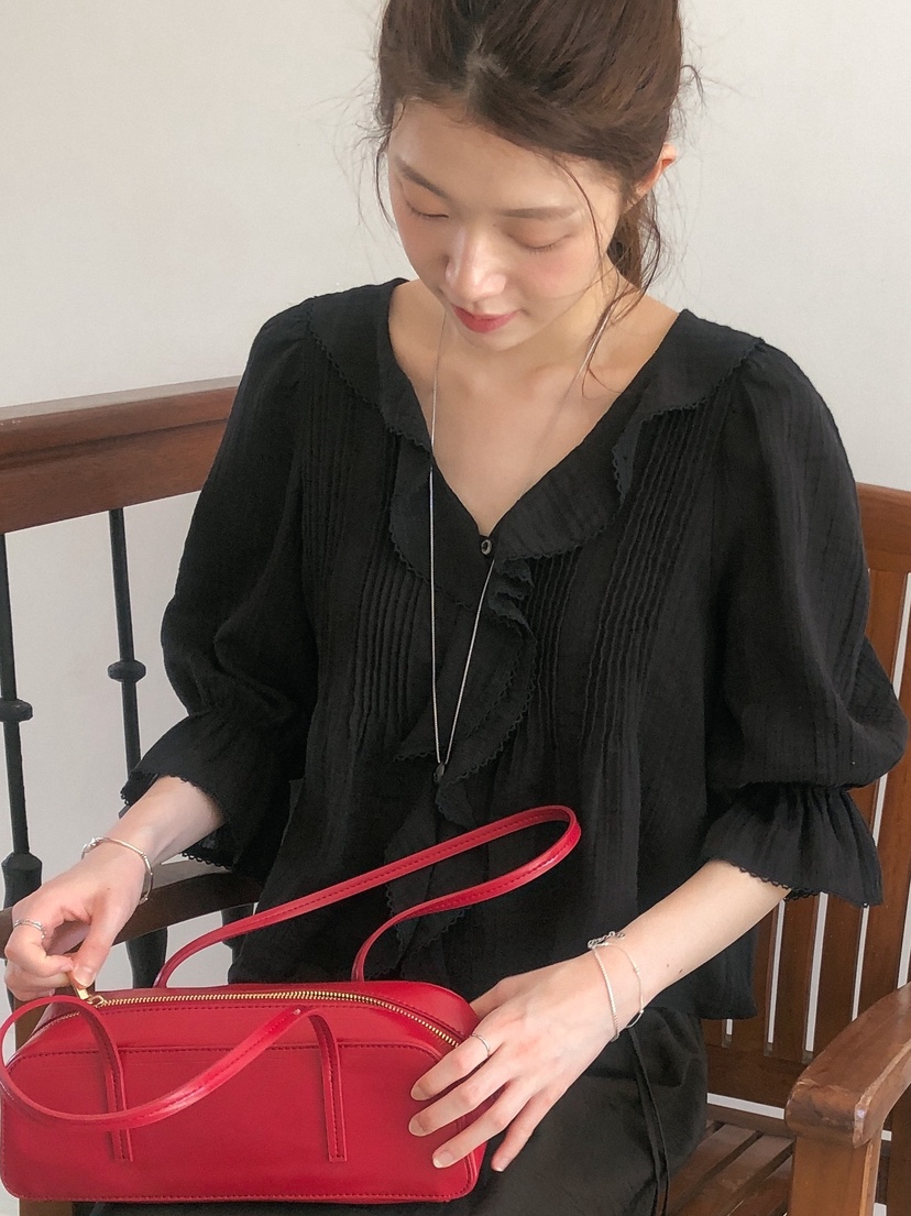 ERUME韓國直郵女士新款時尚26春夏休閑熱賣人氣襯衫蕾絲衫ERUME襯衫/蕾絲衫