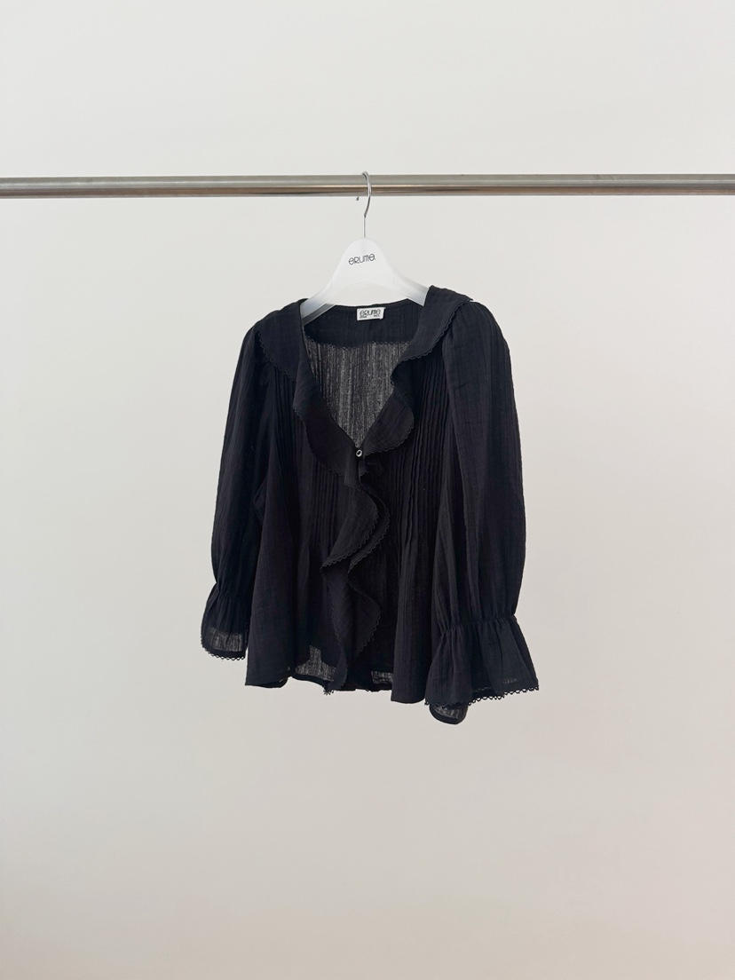 ERUME韓國直郵女士新款時尚26春夏休閑熱賣人氣襯衫蕾絲衫ERUME襯衫/蕾絲衫圖色2