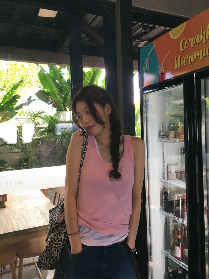 ERUME韓國東大門直郵女士新品人氣推薦休閑熱賣時尚吊帶背心ERUME吊帶/背心