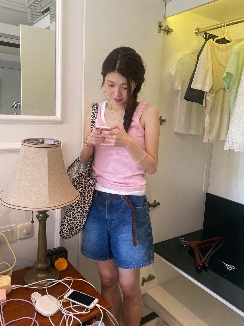 ERUME韓國東大門直郵女士新品人氣推薦休閑熱賣時尚吊帶背心ERUME吊帶/背心