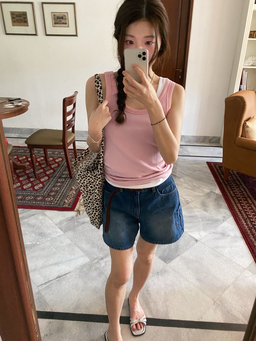 ERUME韓國東大門直郵女士新品人氣推薦休閑熱賣時尚吊帶背心ERUME吊帶/背心