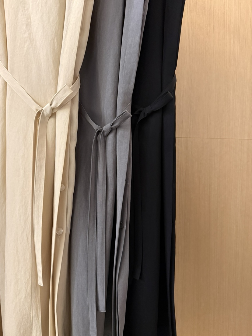 CULLUM韓國直郵實拍女裝新品26春夏熱賣職業連衣裙含腰繩CULLUM連衣裙