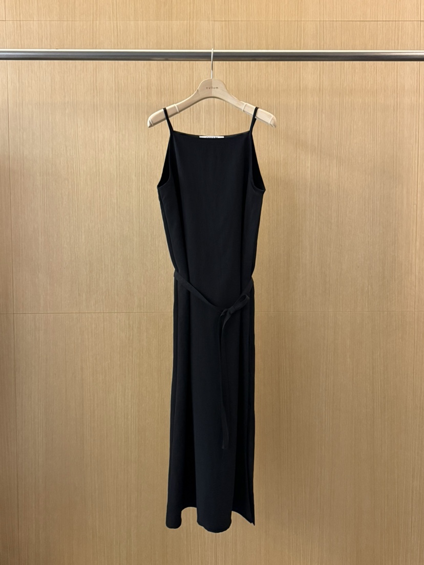 CULLUM韓國直郵實拍女裝新品26春夏熱賣職業連衣裙含腰繩CULLUM連衣裙圖色3