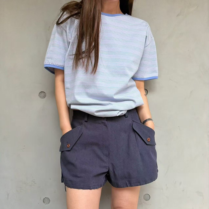 OLI SEOUL韓國直郵實拍女士新款時尚26春夏熱賣人氣職業T恤OLI SEOULT恤