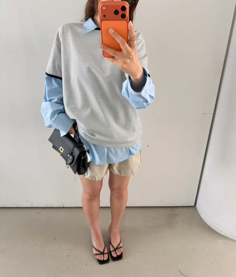 OLI SEOUL韓國直郵實拍女士新款時尚26春夏熱賣人氣職業T恤OLI SEOULT恤