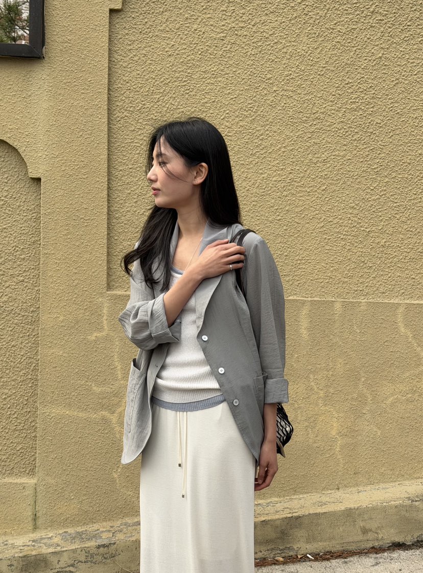 AMY GRACE-A韓國代購女士新品熱賣26春夏人氣推薦時尚夾克AMY GRACE-A夾克