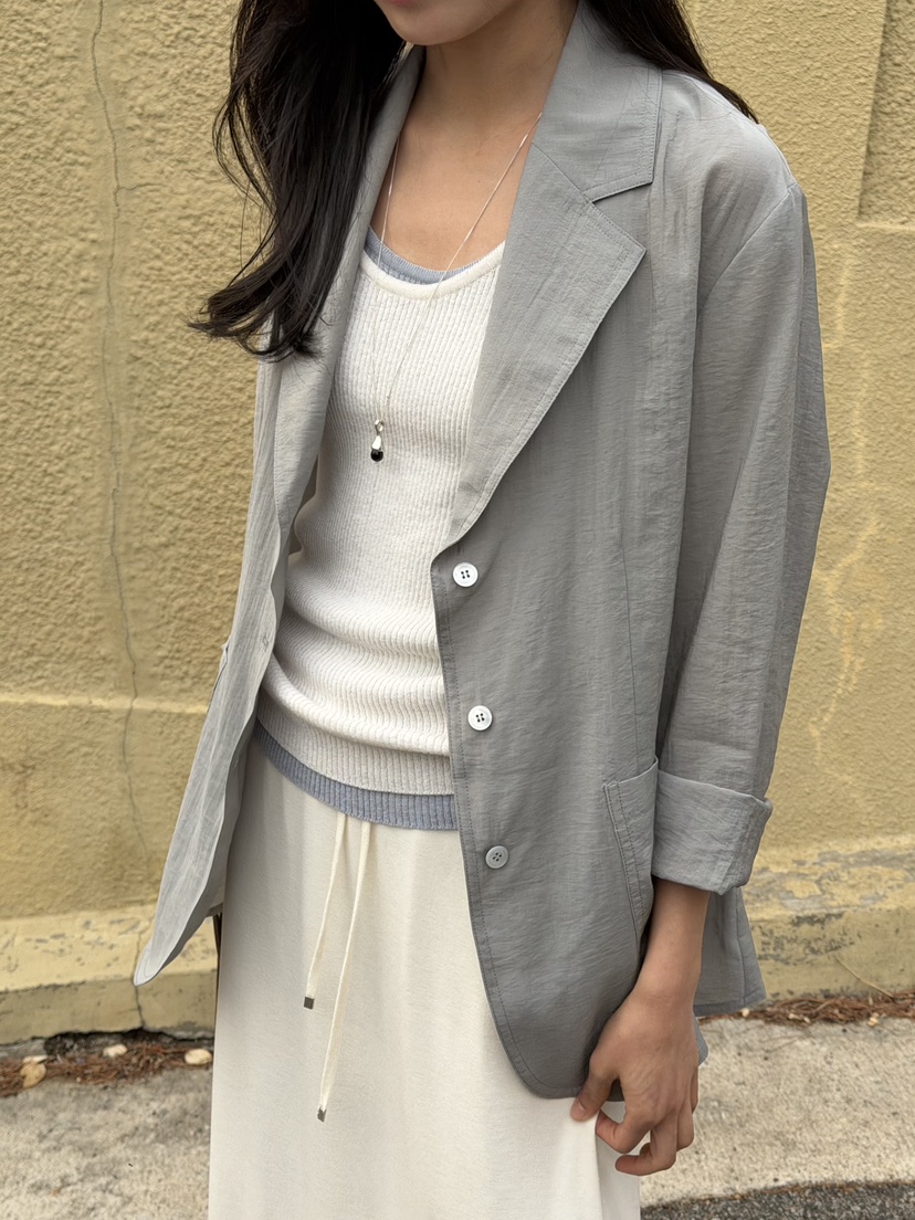 AMY GRACE-A韓國代購女士新品熱賣26春夏人氣推薦時尚夾克AMY GRACE-A夾克