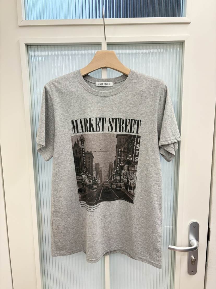 JADEMARKET韓國代購女士新品26春夏休閑人氣推薦時尚職業T恤JADE SEOUL_MARKETT恤圖色2