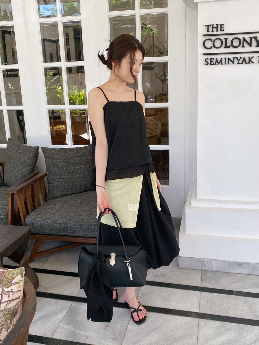 ERUME韓國東大門代購女士新品休閑26春夏時尚吊帶背心含圍巾ERUME吊帶/背心