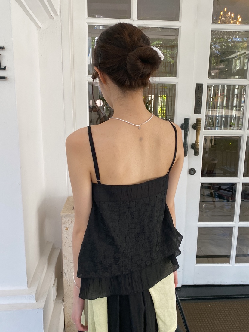 ERUME韓國東大門代購女士新品休閑26春夏時尚吊帶背心含圍巾ERUME吊帶/背心