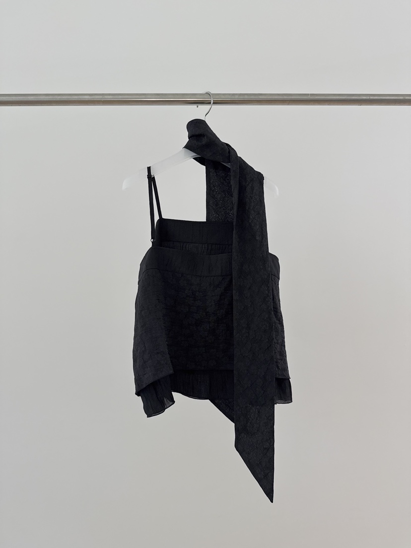 ERUME韓國東大門代購女士新品休閑26春夏時尚吊帶背心含圍巾ERUME吊帶/背心